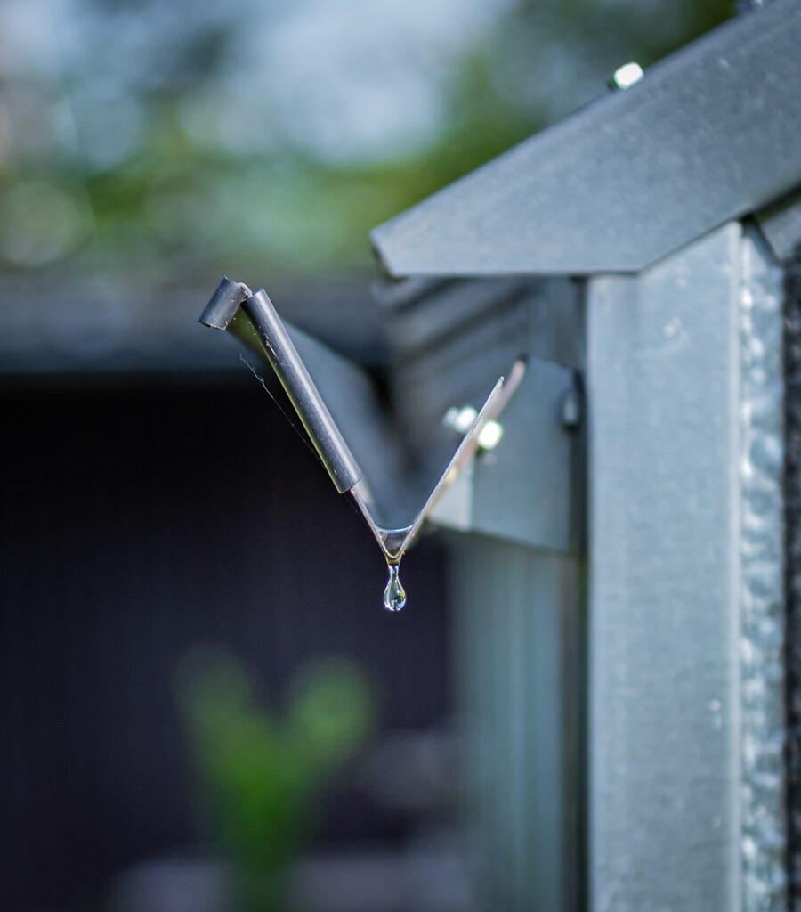waterdrop, rain gutter, greenhouse, down drops, water, rain, wet, droplets, liquid, nature, macro, rainy, weather